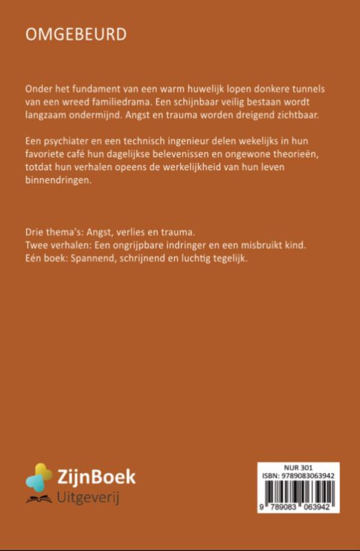 Achterkant van Omgebeurd