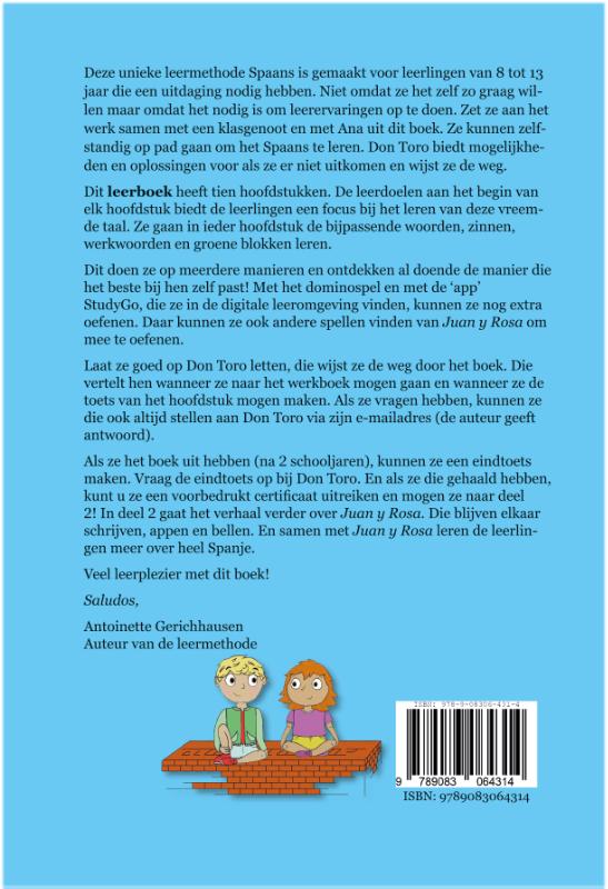 Achterkant van Leerboek