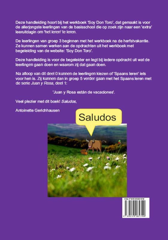 Achterkant van Handleiding