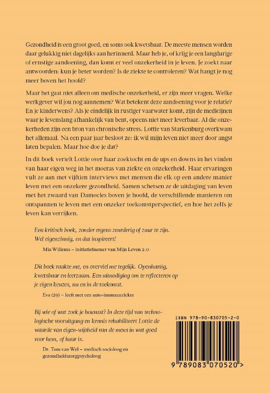 Achterkant van Mijn vriend Damocles