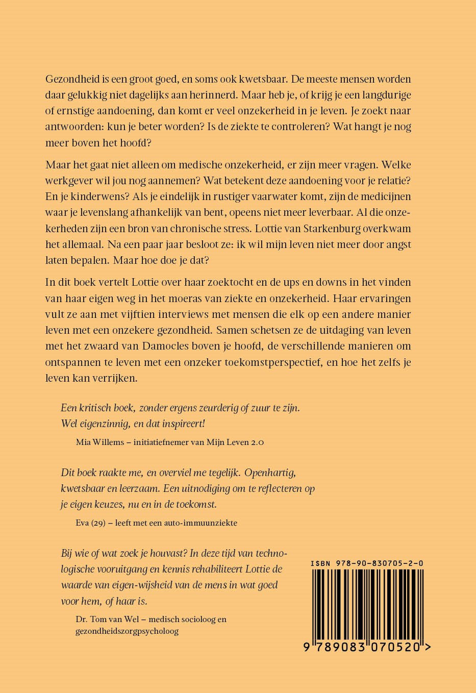 Achterkant van Mijn vriend Damocles