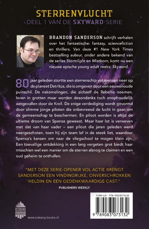Achterkant van Sterrenvlucht