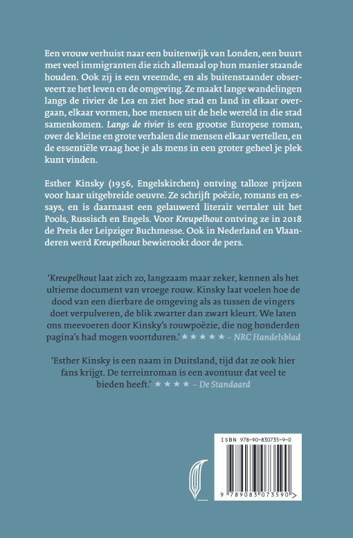 Achterkant van Langs de rivier