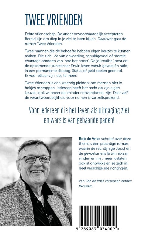 Achterkant van Twee Vrienden
