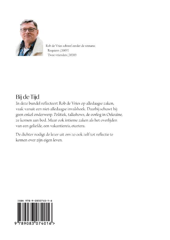 Achterkant van Bij de Tijd