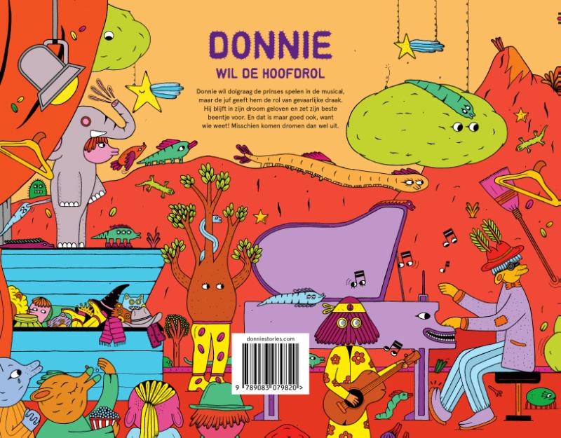 Achterkant van Donnie wil de hoofdrol