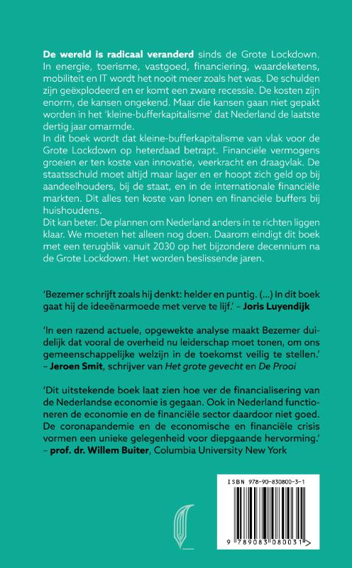 Achterkant van Een land van kleine buffers