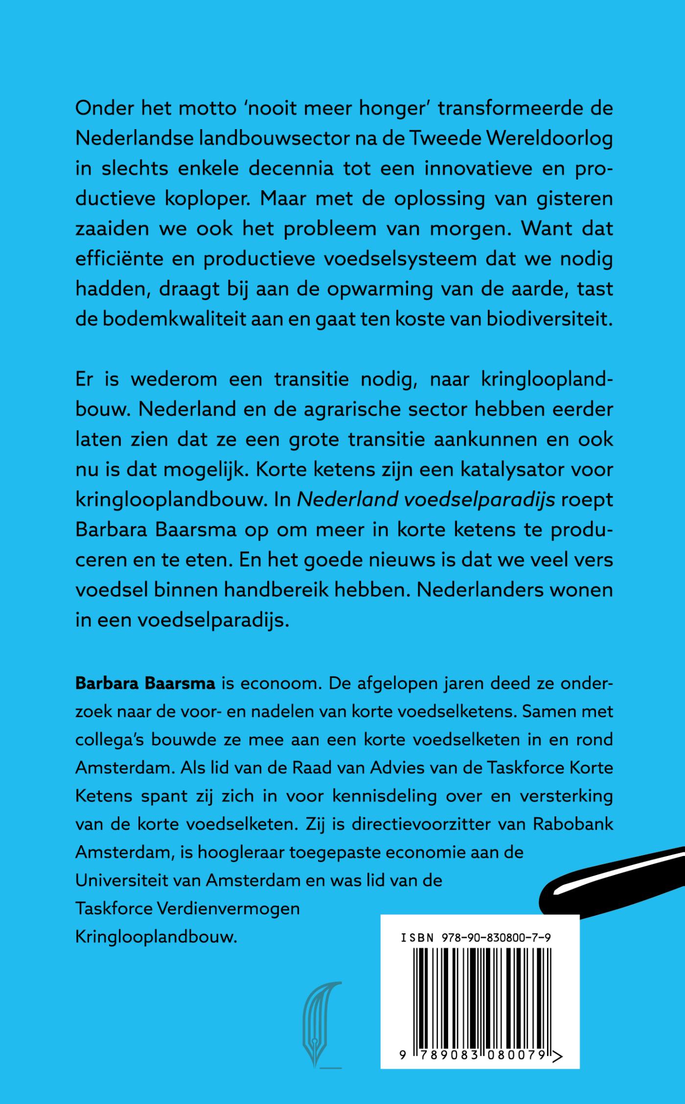 Achterkant van Nederland voedselparadijs