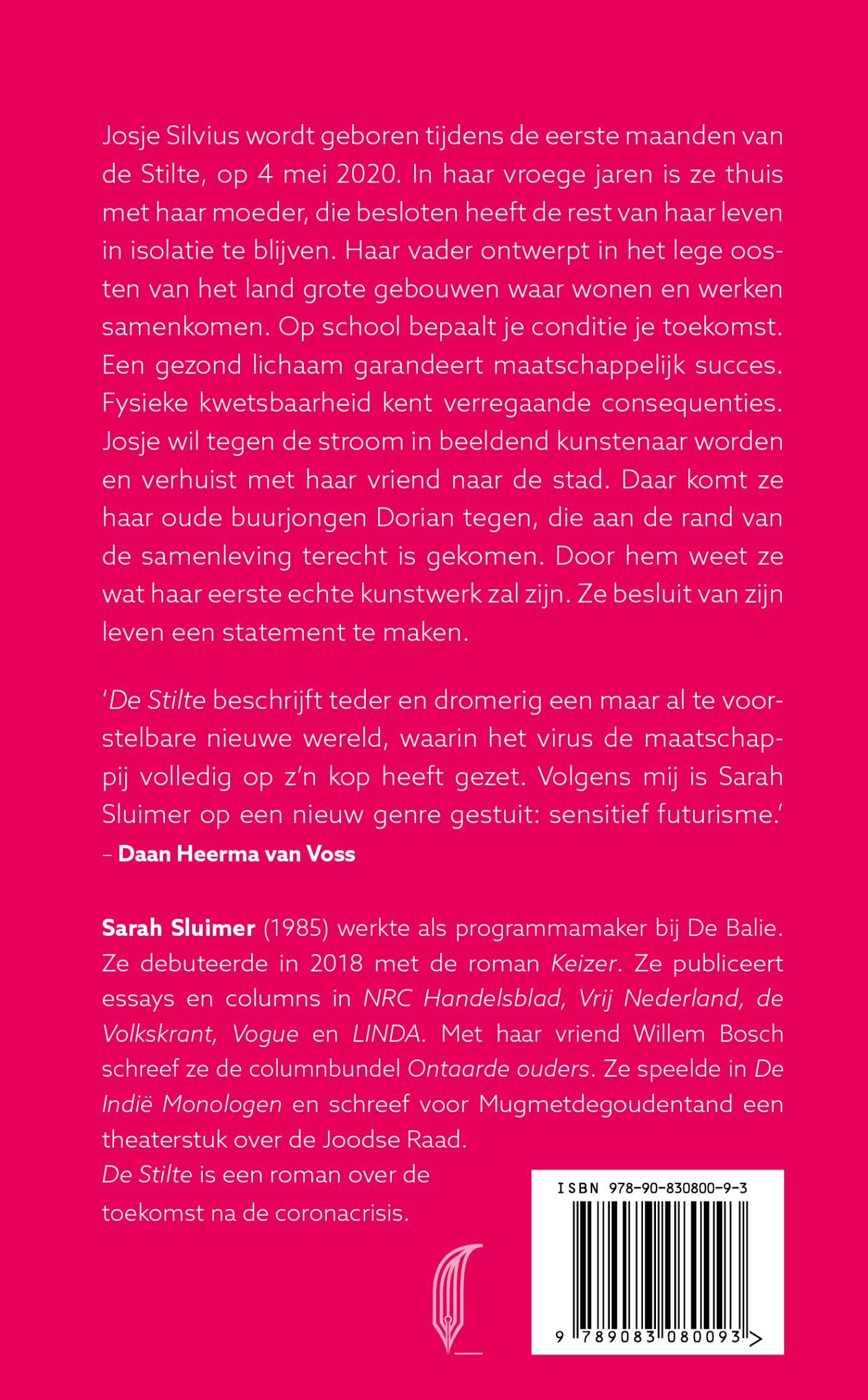 Achterkant van De Stilte