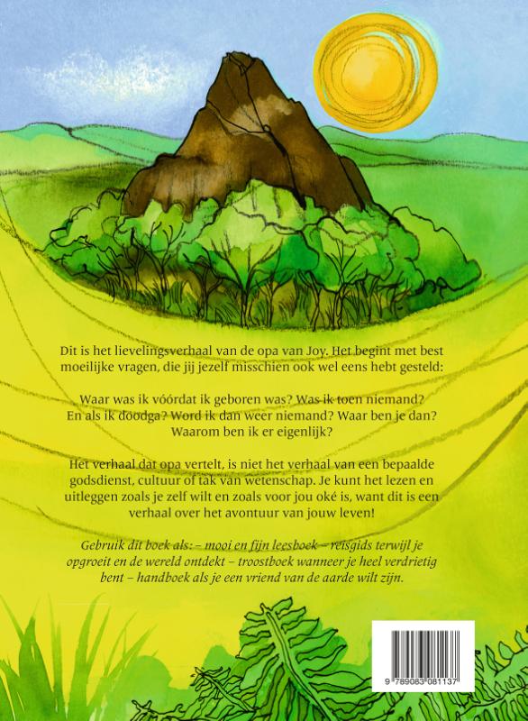 Achterkant van Een lied van Licht