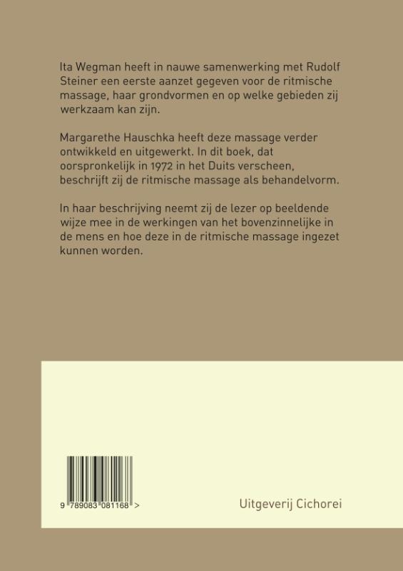 Achterkant van Ritmische massage naar Ita Wegman