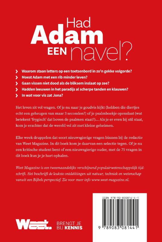 Achterkant van Had Adam een navel?