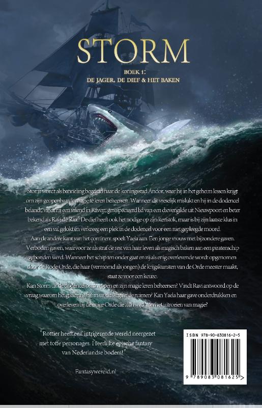Achterkant van Storm