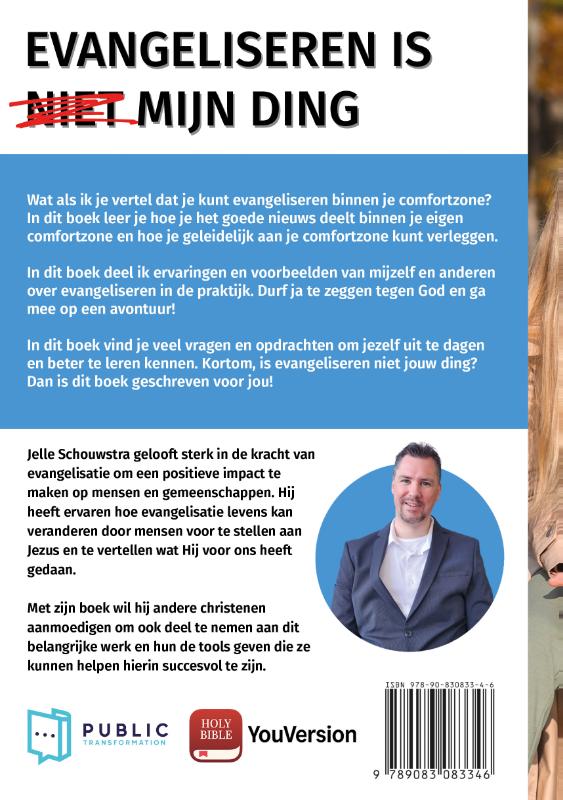 Achterkant van Evangeliseren is niet mijn ding