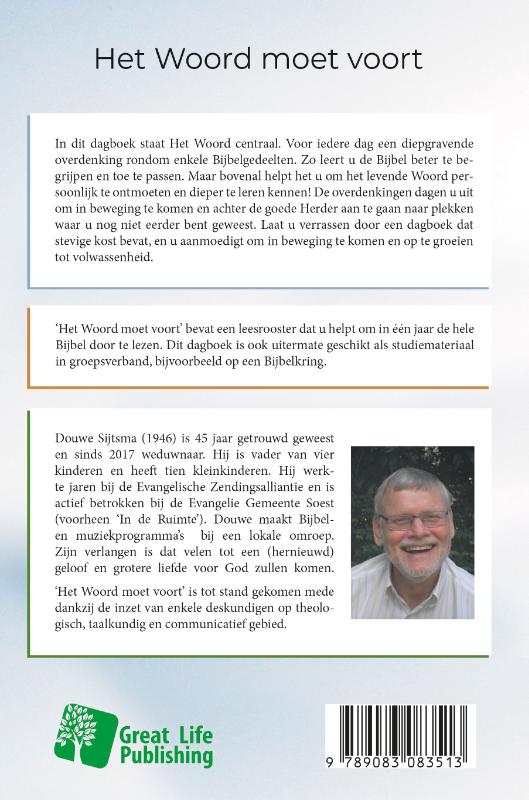 Achterkant van Het woord moet voort