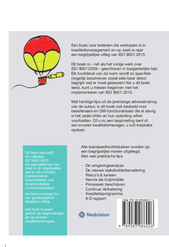 Achterkant van ISO 9001:2015 gemakkelijk uitgelegd