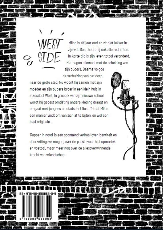 Achterkant van Rapper in nood