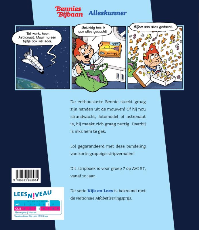 Achterkant van Alleskunner