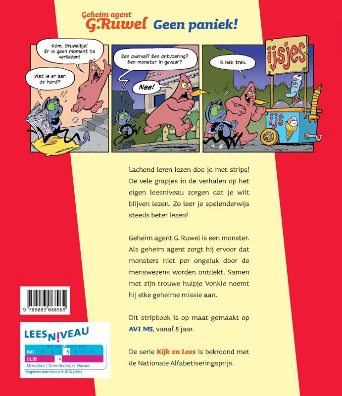 Achterkant van Geen paniek!
