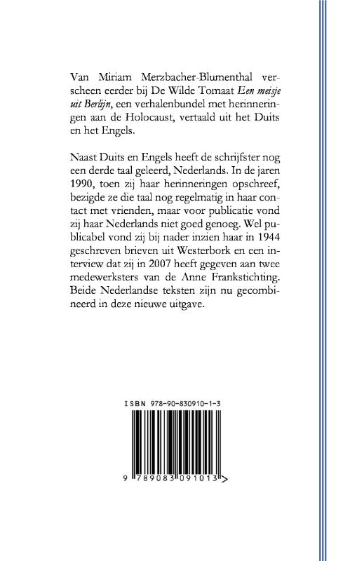 Achterkant van Een derde taal