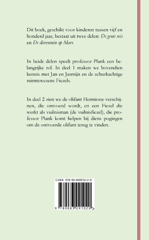 Achterkant van De grote reis