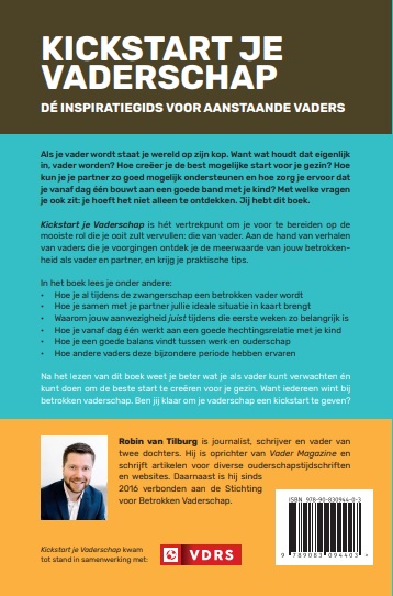 Achterkant van Kickstart je Vaderschap