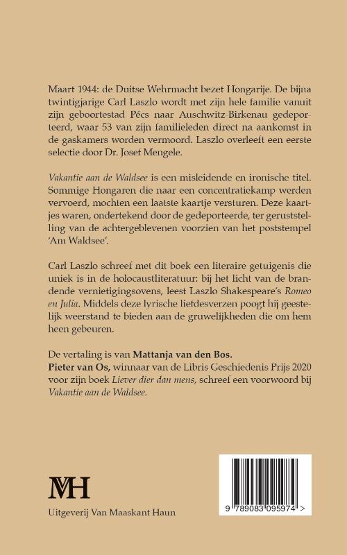 Achterkant van Vakantie aan de Waldsee