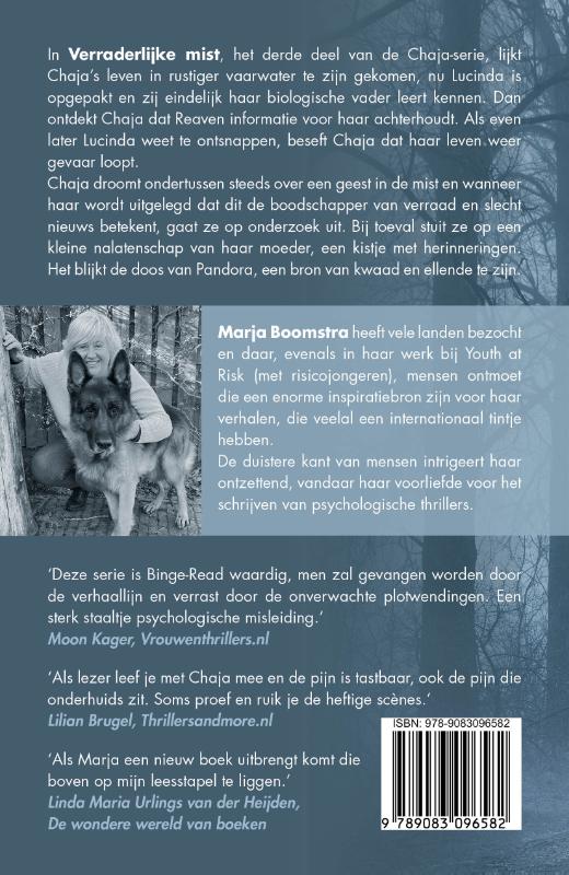 Achterkant van Verraderlijke mist