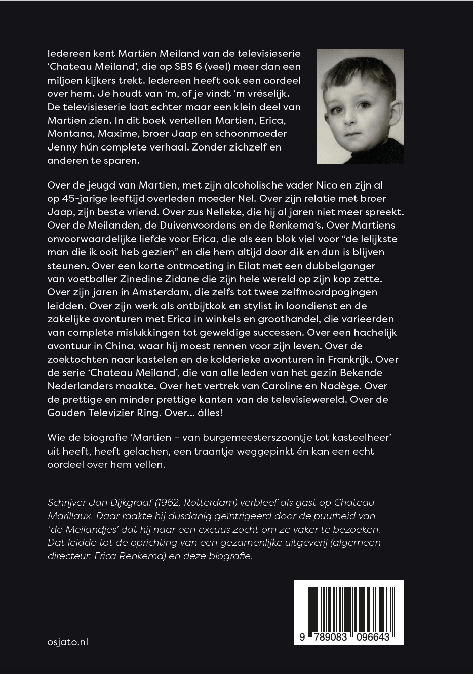 Achterkant van Martien