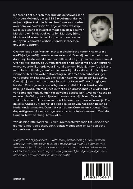 Achterkant van Martien