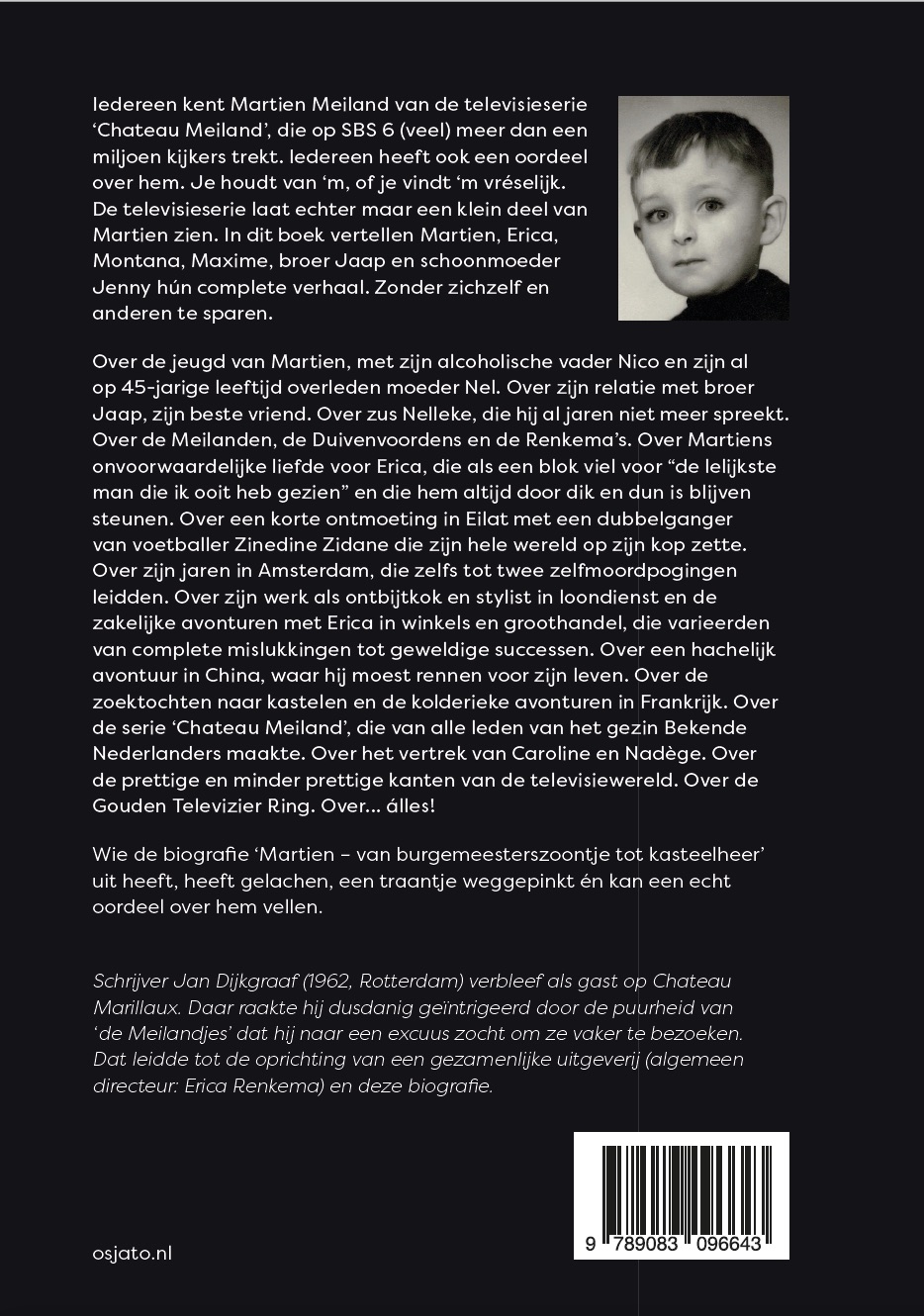 Achterkant van Martien