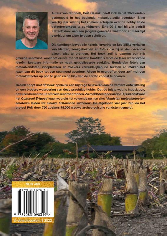 Achterkant van Handboek voor Metaaldetector Zoekers