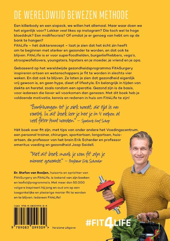 Achterkant van Fit4Life het doktersrecept