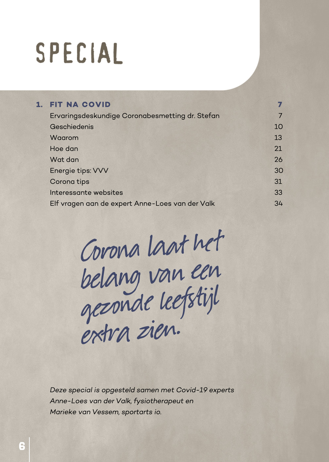 Achterkant van Fit na covid