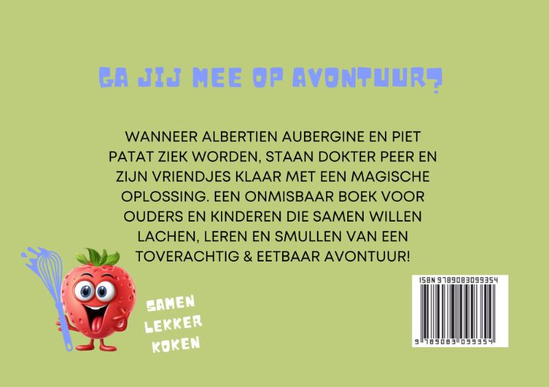 Achterkant van Dokter Peer en zijn vriendjes