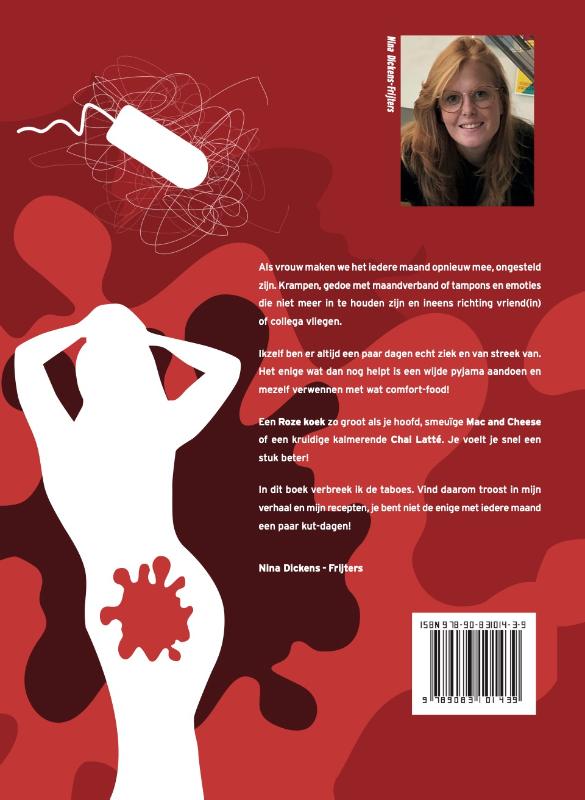 Achterkant van 't Menstruatie Kookboek
