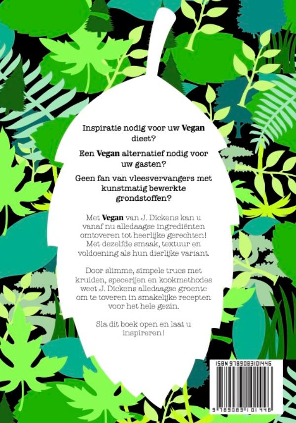 Achterkant van Vegan