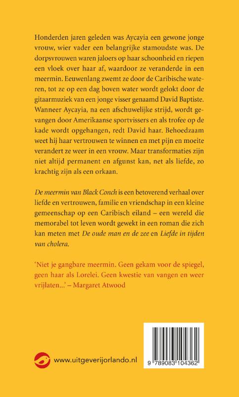 Achterkant van De meermin van Black Conch