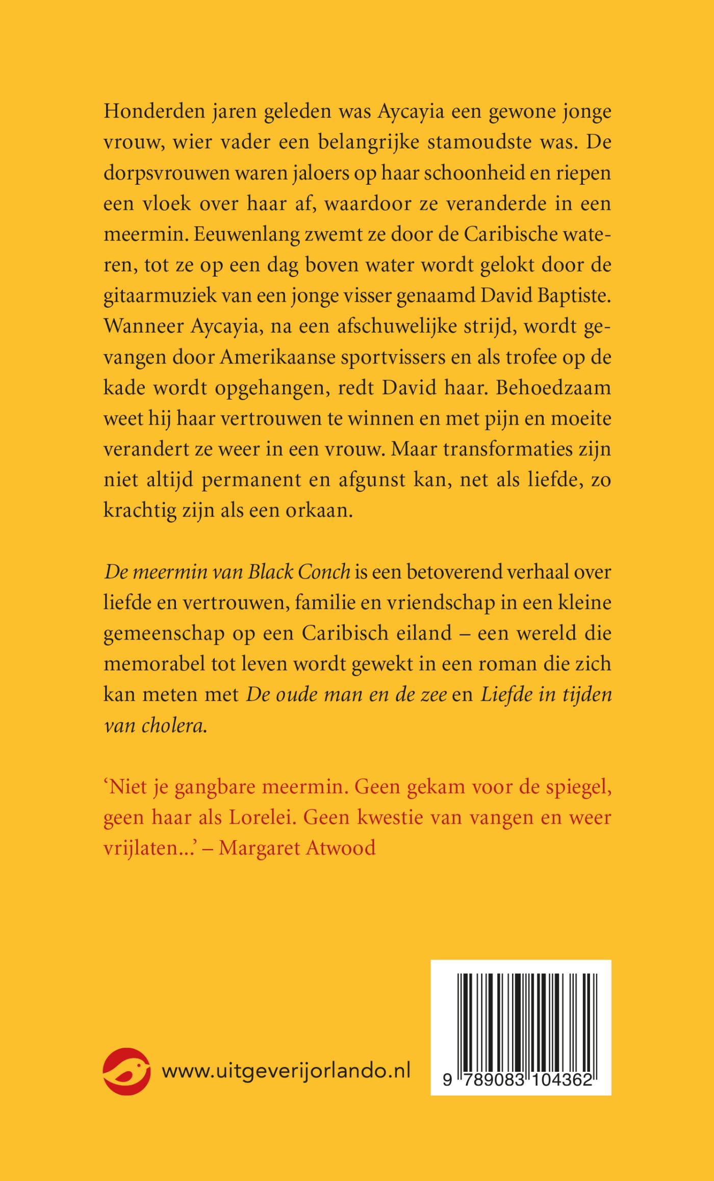 Achterkant van De meermin van Black Conch