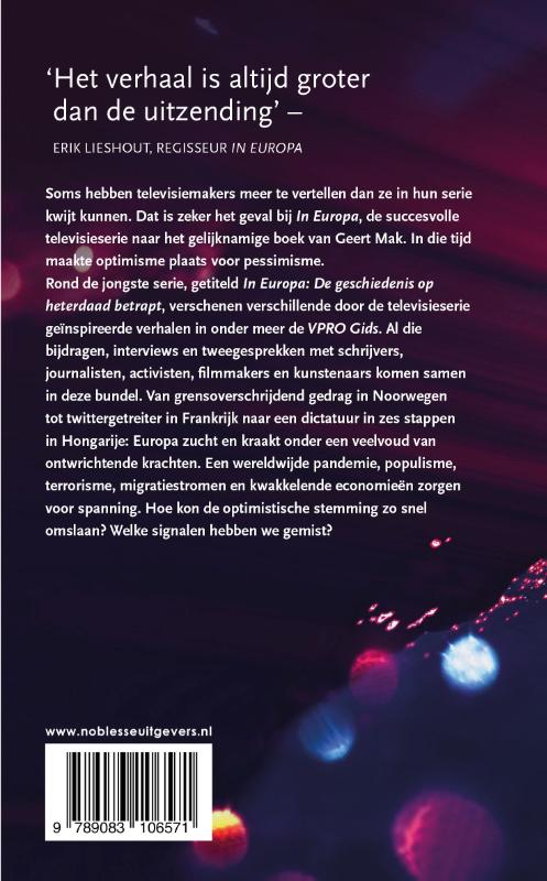Achterkant van Het Europa van nu
