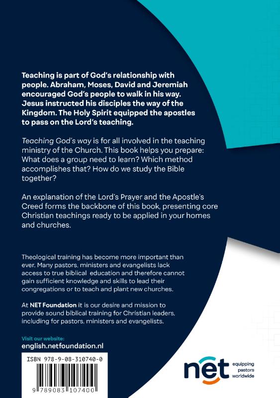 Achterkant van Teaching God's way
