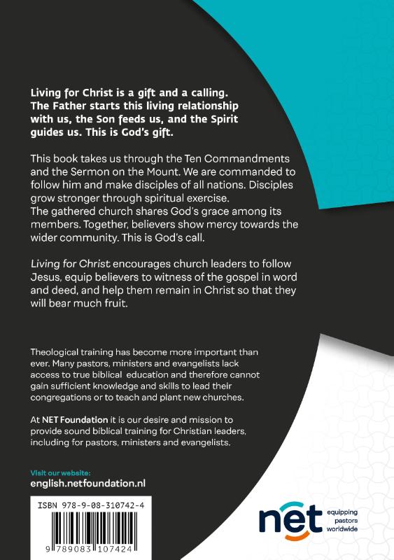 Achterkant van Living for Christ