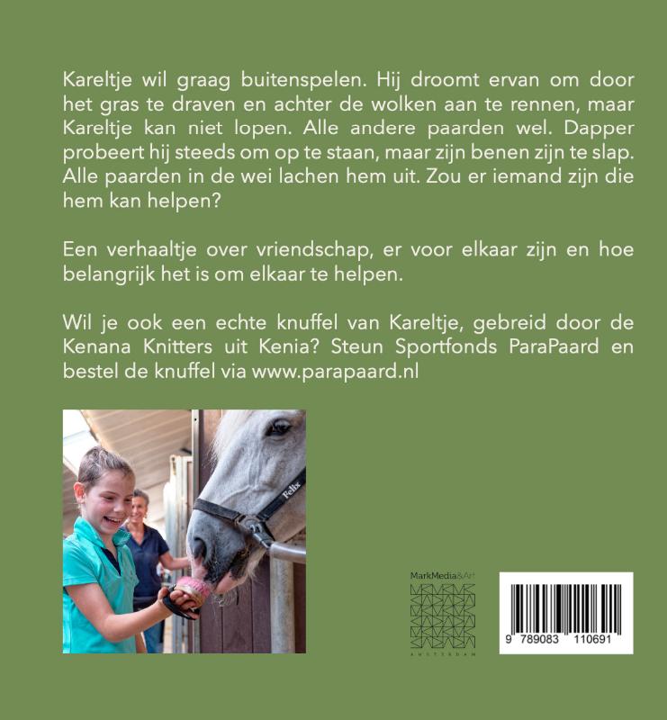 Achterkant van Kareltje wil buitenspelen