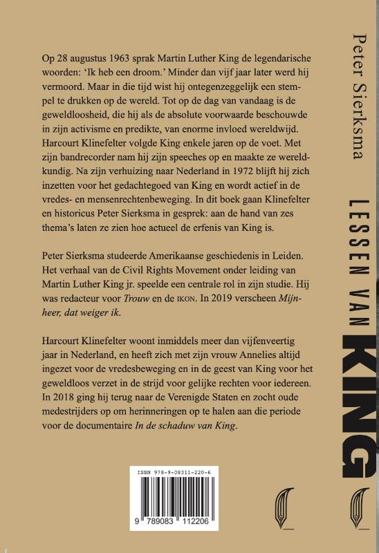Achterkant van Lessen van King