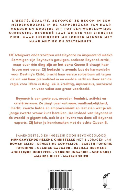 Achterkant van Liberté, égalité, Beyoncé