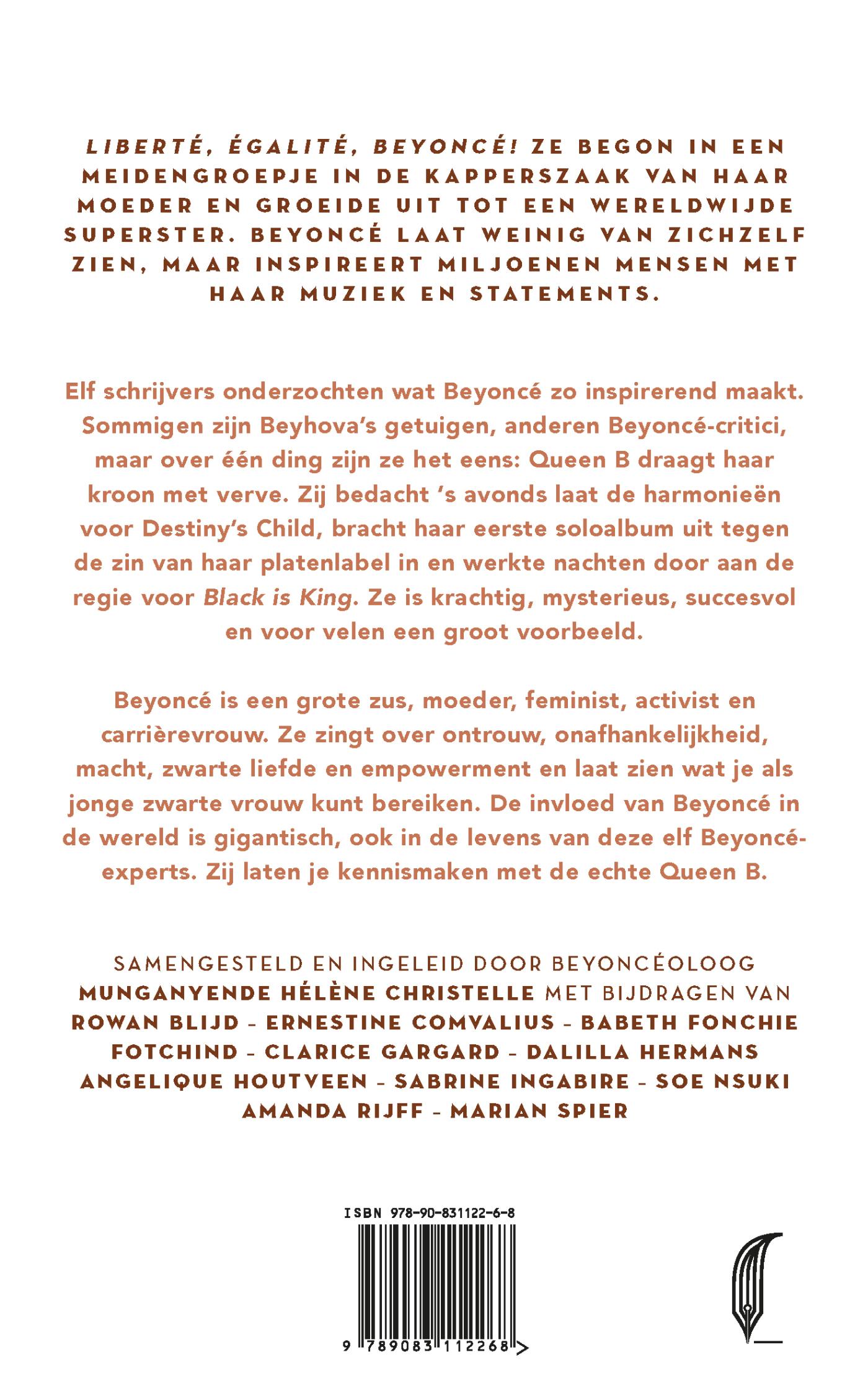 Achterkant van Liberté, égalité, Beyoncé