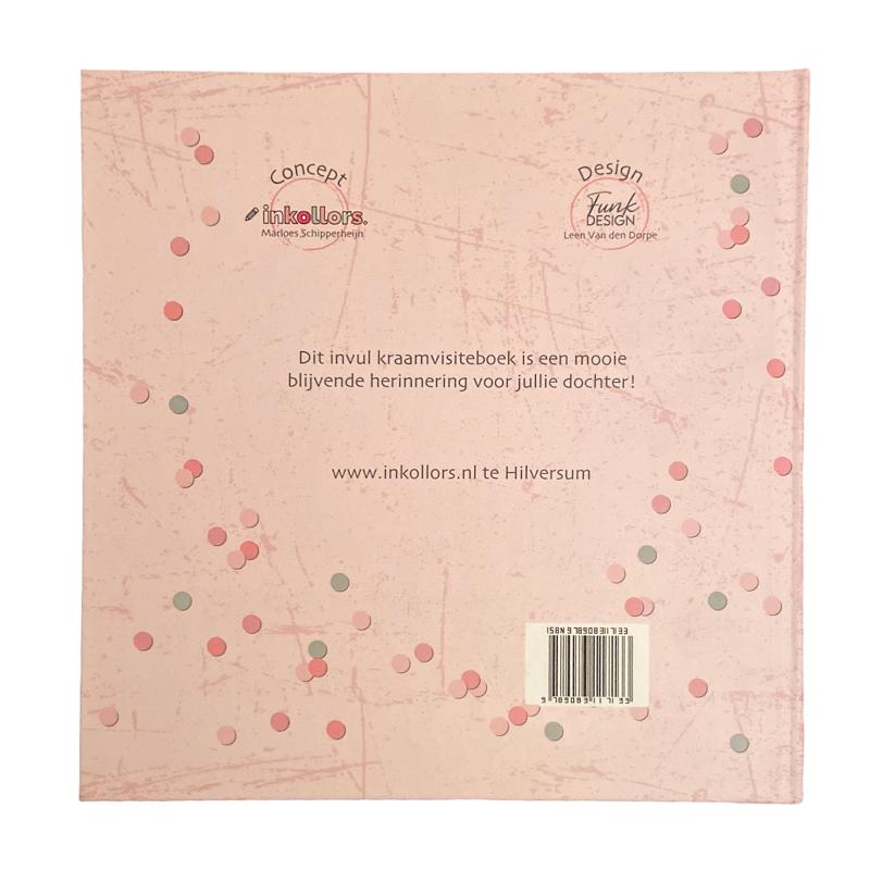 Achterkant van Kraamvisiteboek