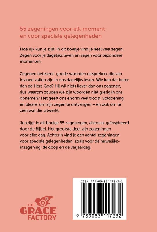 Achterkant van Veel zegen