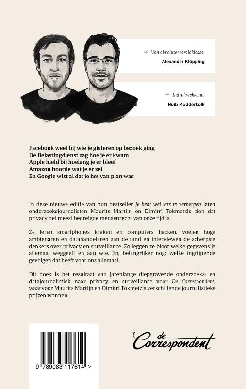 Achterkant van Je hebt wél iets te verbergen