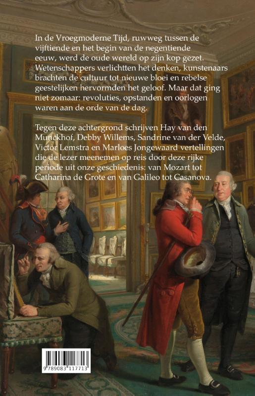 Achterkant van Korte verhalen uit de Vroegmoderne Tijd